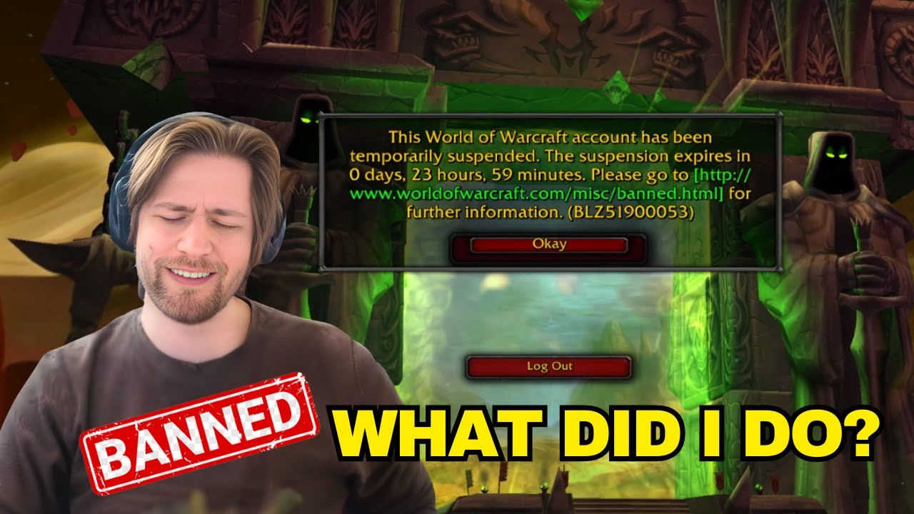 Blizzard Just Banned Me in WoW TBC