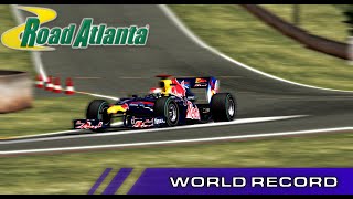 [rFactor] Road Atlanta under ONE MINUTE? [WORLD RECORD] / RedBull RB6 Onboard Hotlap | rF Hotlaps #1