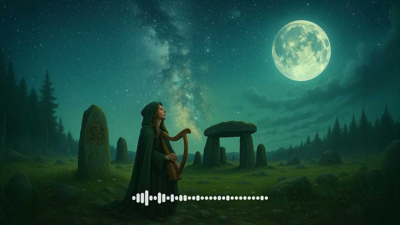 Ancestral Sky – Celtic Dreamscape Instrumental | Harp, Flute & Ethereal Ambience