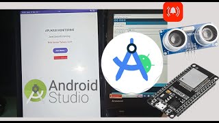 How to Monitor Ultrasonic Sensors and Alarms using Android Studio IoT on ESP32 screenshot 3