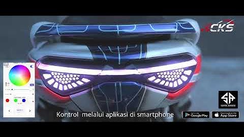 LAMPU STOP REM STOPLAMP LED NEW NMAX 2020 2021 2022 CKS WIRELESS REMOTE SMARTPHONE