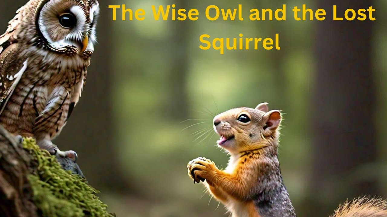 The Wise Owl and the Lost Squirrel | Moral story | 