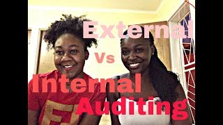 Difference between INTERNAL and EXTERNAL Auditing ft Eva-Liisa | Accounting student