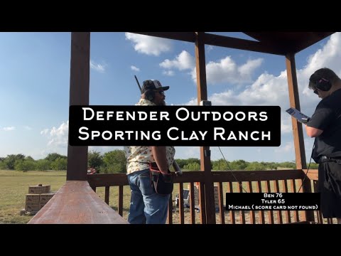Defender Outdoors Sporting Clay Ranch - 1 1/2 W.G.O - YouTube