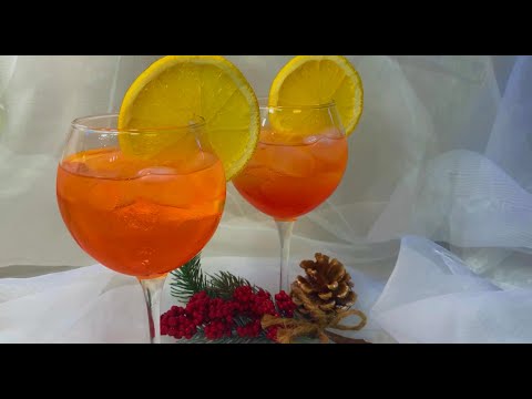 Коктейль Апероль шприц | Cocktail aperol spritz