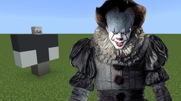 IT Pennywise Addon in Minecraft PE Bedrock