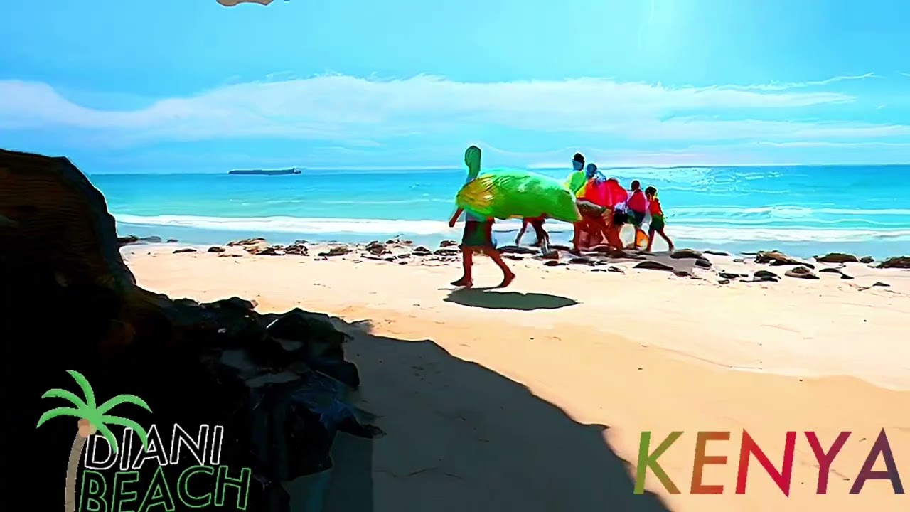 Running To The Sea!!! Kenya Coast 🏃🏾‍♂️🧜🏿‍♂️⚓️