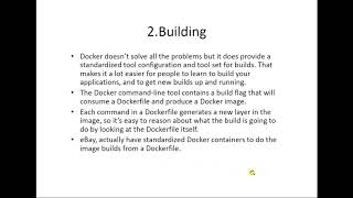 CC unit 6: Docker Workflow