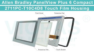 How to Repair 2711PC-T10C4D8 Allen Bradley PanelView Plus 6 Compact Touch Overlay Housing?