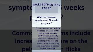 Pregnancy Week by Week | Week 36 of Pregnancy | 3rd Trimester | Week by Week Pregnancy shorts faq 6