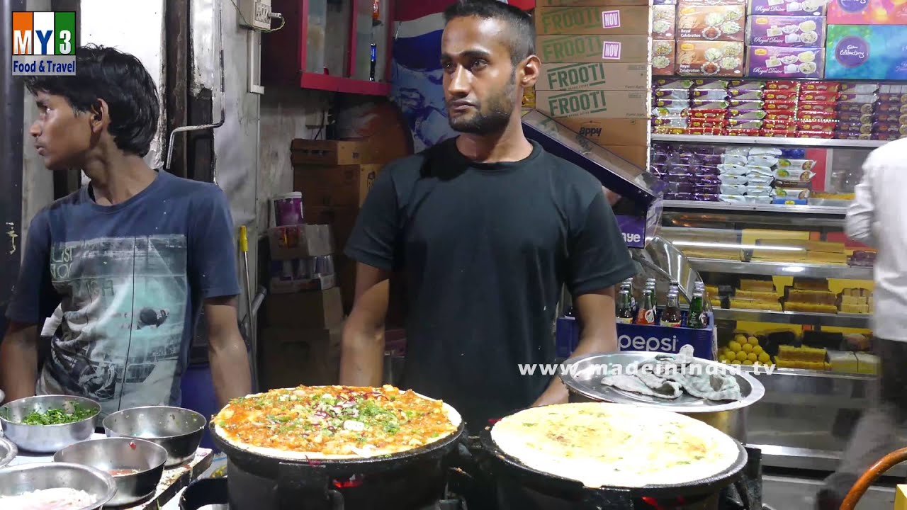 Schetzwan Paneer Masala Dosa  | MUMBAI STREET FOOD | 4K VIDEO | UHD VIDEO street food