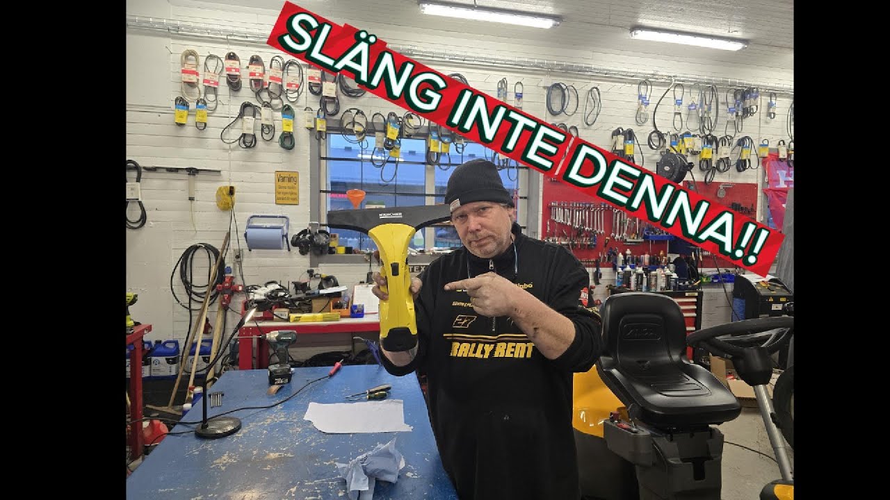 SLÄNG INTE DIN FÖNSTERTVÄTT! LAGA DEN!!
