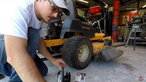 Repairing Broken PTO Bolt on Cub Cadet RZT 50