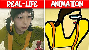 Pro Squid Game Players be like: [Animation vs Real Life] Kotte Animation