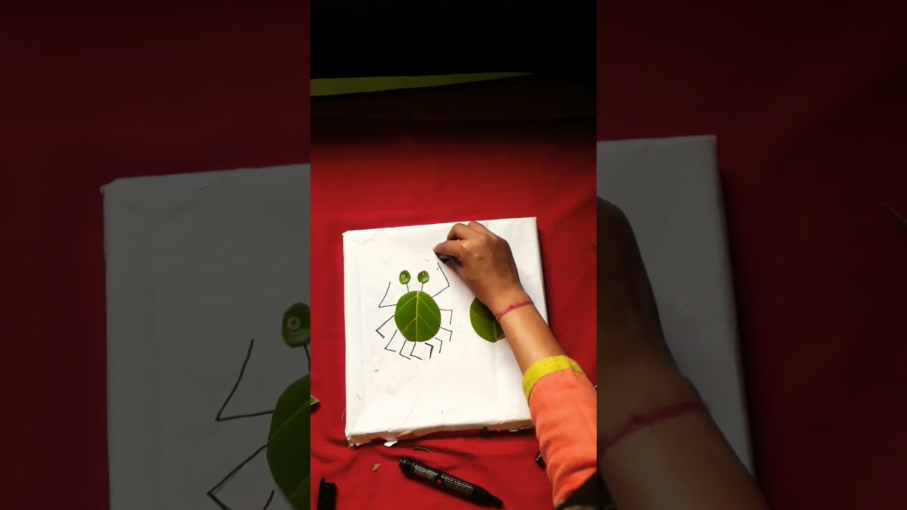 How make to Esay leaf carb # leaf art # carb # viral short 