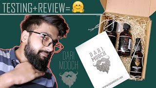 Dari Mooch Unboxing + Reviews | Beard Oil Testing | Worth 2999/- | Haris Salman | Welogbyhariss