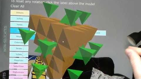 CrystalViewer Demo - mineral structures on the HoloLens