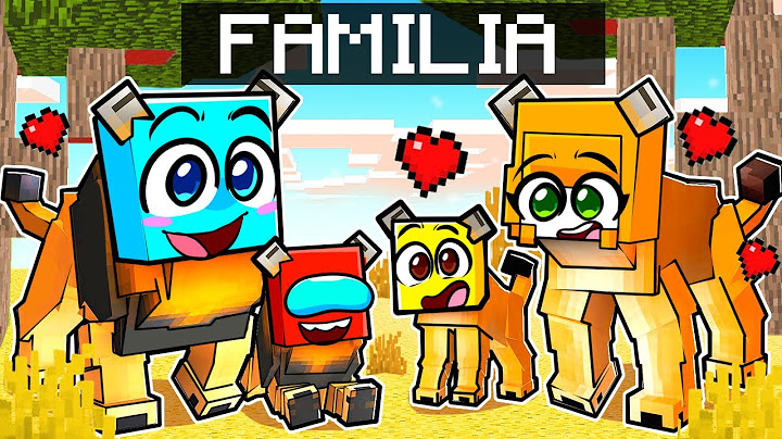 Teniendo Una Familia de LEONES en Minecraft!