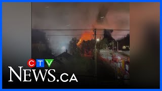 Fire evacuates neighbouring apartment building