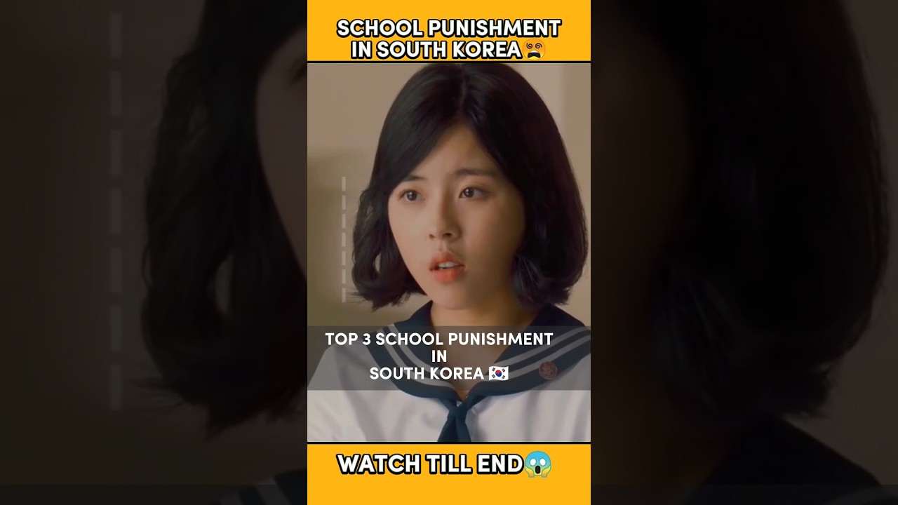 School Punishment in South Korea 😯 |@Factskhulaasa |#shorts facts about South Korea/Northkorea