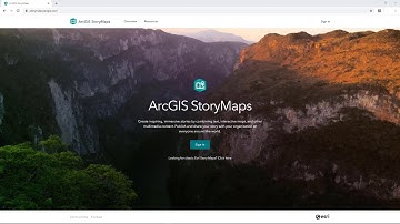 Creating a StoryMap for Planning Initiatives