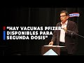 🔴🔵Ministro Hernando Cevallos asegura que hay vacunas Pfizer disponibles para la segunda dosis