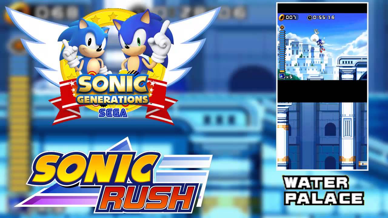 Sonic Rush Water Palace Zone Back 2 Back Custom Classic Remix Version 2 Youtube