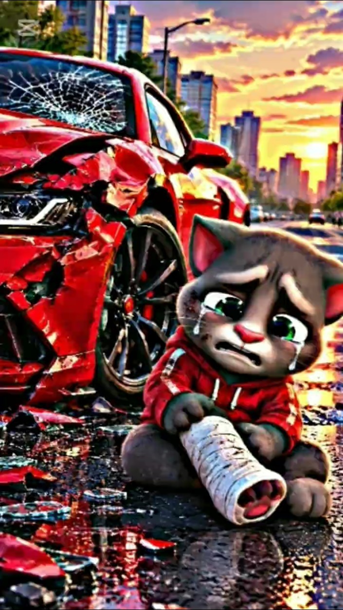 Did Tom Really Break His Leg? #talkingtomgoldrunluckycards
