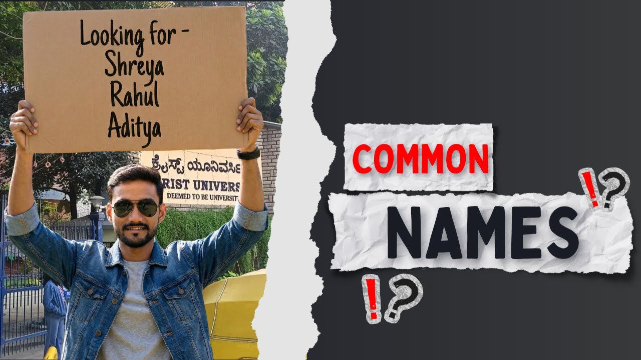 Finding the Most Common Name in Christ University! (Loser gets PUNISHED)