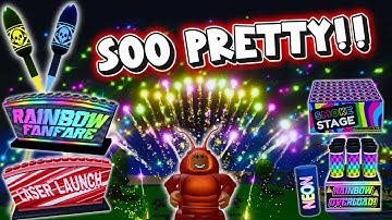 INSANE!! Custom Firework Show Part 5! Roblox (Fireworks Playground)