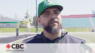 Riders head coach Corey Mace kicks off rookie training camp in Saskatoon by CBCSaskatchewan 125 views 5 days ago 6 minutes, 24 seconds