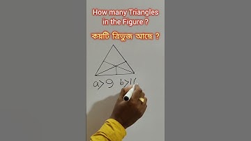 How many Triangle? Counting figer || Reasoning #shorts