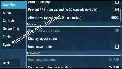 Best settings for SVR 2011 for ppsspp