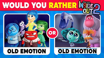🔥 Would You Rather INSIDE OUT 2 Edition 🍿🎬 Inside Out 2 Movie Quiz (NEW 2024)