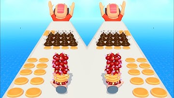Pancake Run 🍎🍑🥞 MAX LEVELS All Levels Gameplay Walkthrough Android, iOS BIG UPDATE!!!