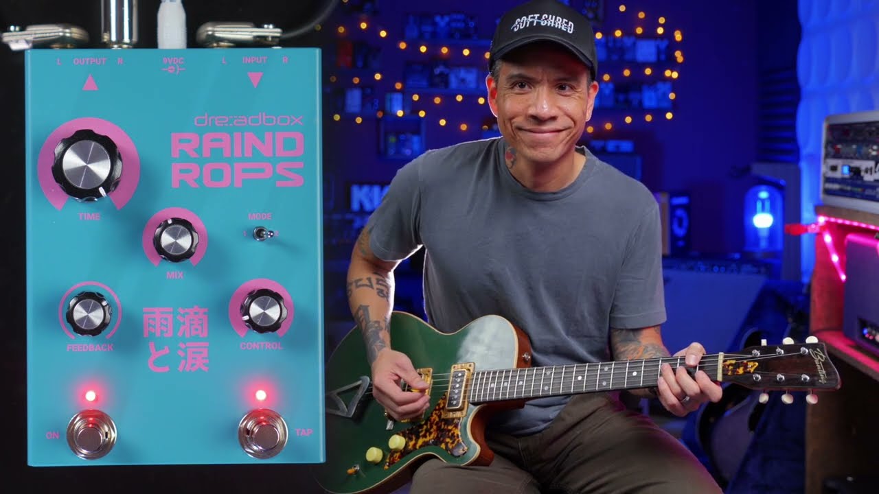 Dreadbox Raindrops Delay/Pitch/Reverb Pedal (IN STEREO) - YouTube