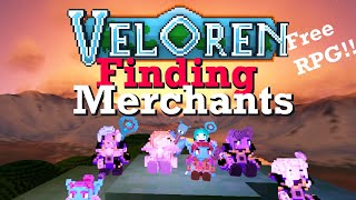 Searching for NEWLY Added Merchants!! Veloren a Free & Open Source VOXEL game (Minecraft/Cube World)