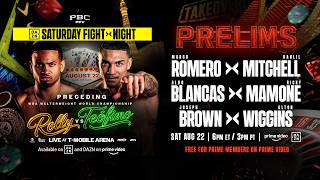 LIVE BOXING: Rolly vs. Teofimo PRELIMS | Prime Video