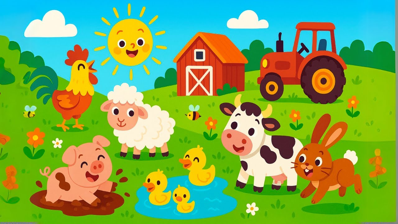 Ferme Chantante Pétille de Vie : Chanson Enfantine Animaux Rigolos et ...