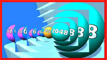 Juego de Ball Ladder Run 2048 Speedrun! Ball Run 2048 Speedrun Gameplay!