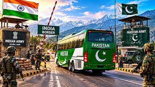 Pakistan Bus Reached India Border 😱 | Indian Army vs Pakistan Border |Indian bus simulator game 2026 screenshot 3