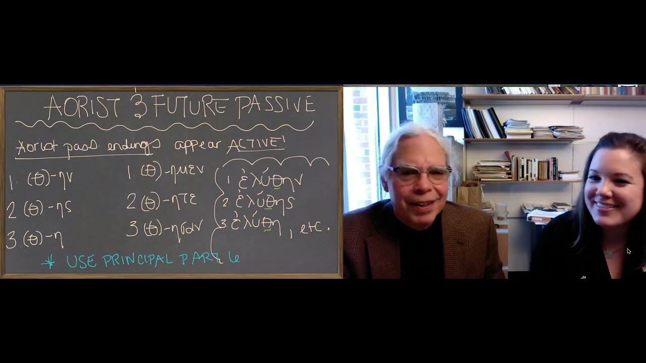Learn ancient greek 25 unit 5 aorist and future passive youtube