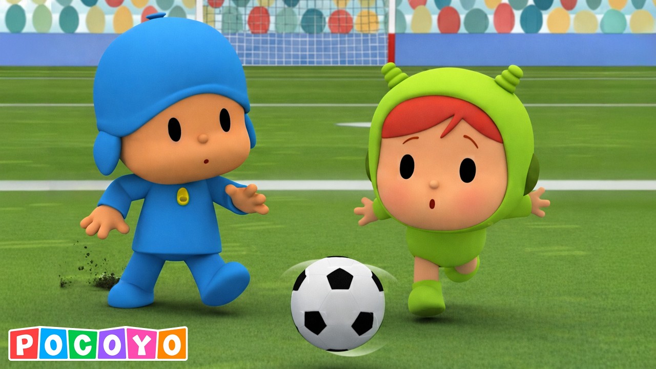 ⚽ ¡Pocoyo vs Nina JUEGO de FÚTBOL! 🔥 Súper Habilidades | Pocoyó Español Latino | Canciones y Dibujos