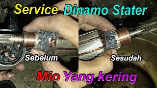 Penyebab Dinamo Stater Yamaha Mio Tidak Hidup || Service Dinamo Stater Mio