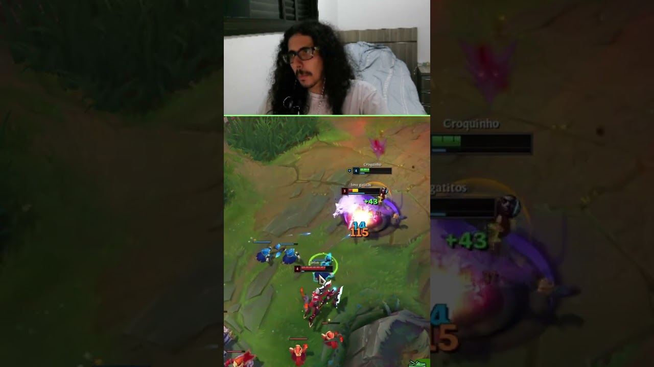 Pense bem ao Gankar um Warwick 🥶 - LEAGUE OF LEGENDS 