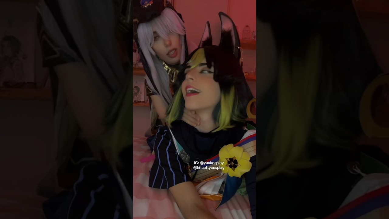 Another questionable video #cosplay #cynonari #genshinimpact #genshinimpactcosplay #tighnari #cyno