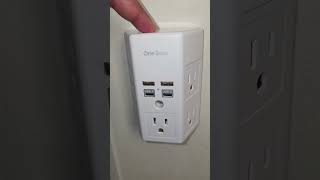 Adds Outlets and USB Charging with Built-In Surge Protection