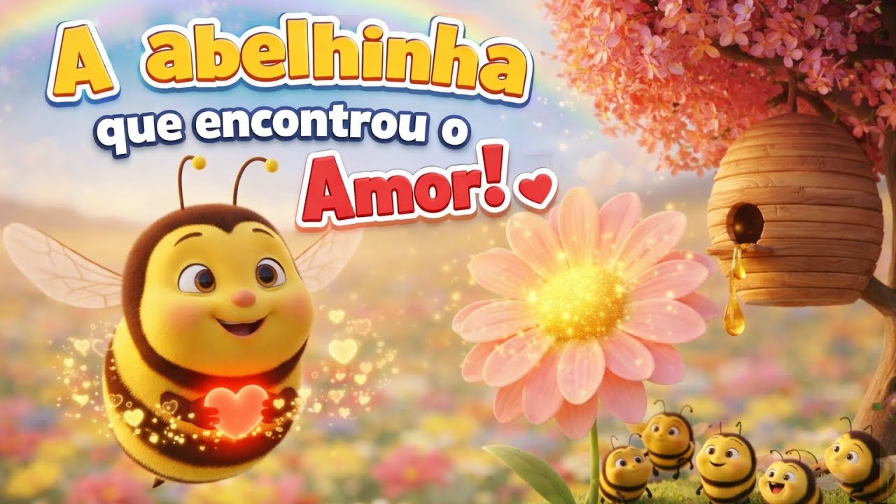 Abelhinha Foi Pra Flor 🐝🌼 | Música Infantil sobre Amor, Carinho e Amizade