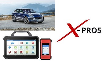 FULL SCAN SYSTEM DIAGNOSTIC PORSCHE MACAN LAUNCH XPRO5 X431 OBD2 SCANNER TOOL SMARTLINK