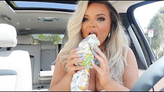 Taco Bell's NEW Grilled Cheese Burrito + crashing my Rolls Royce in the Drive Thru (LIVE FOOTAGE)